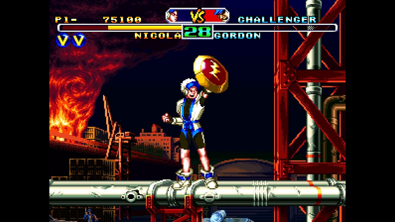 Nicola in Savage Reign || arcade game 1995 #russianingame