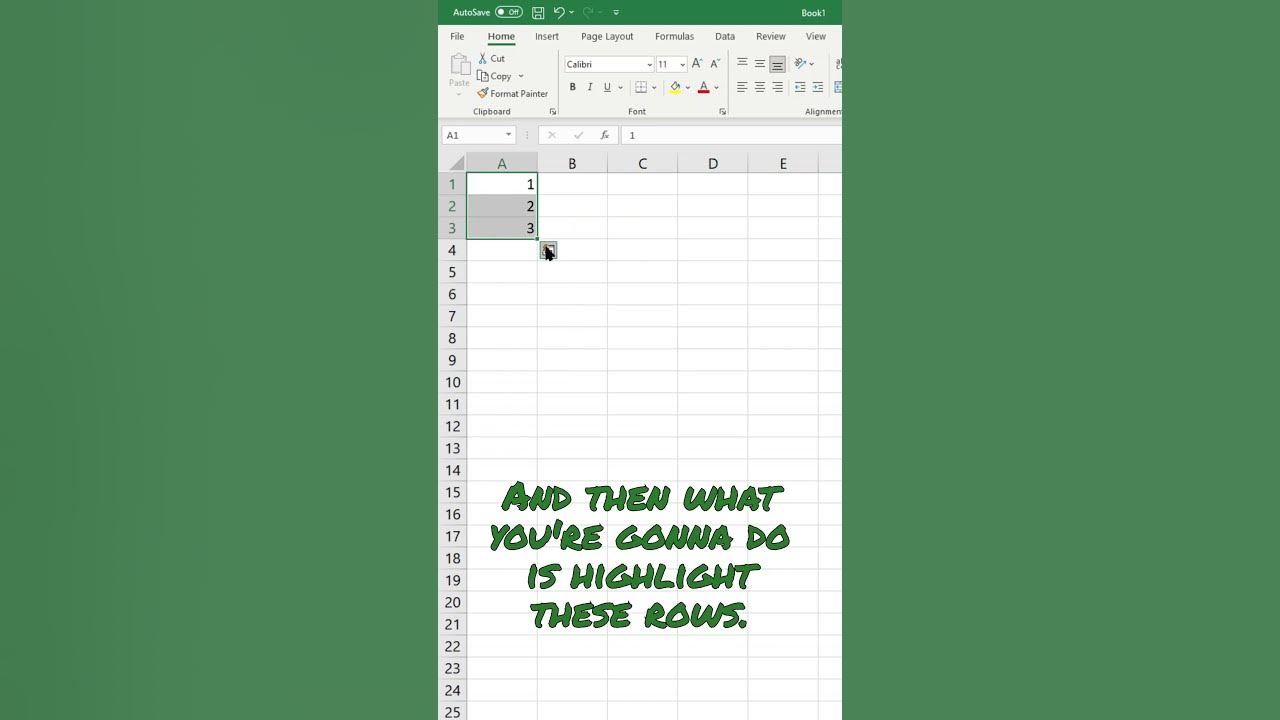 how-to-auto-number-rows-in-excel-youtube