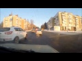 ЛНР Луганск, проезд на машине к центру 30 января 2017 год.