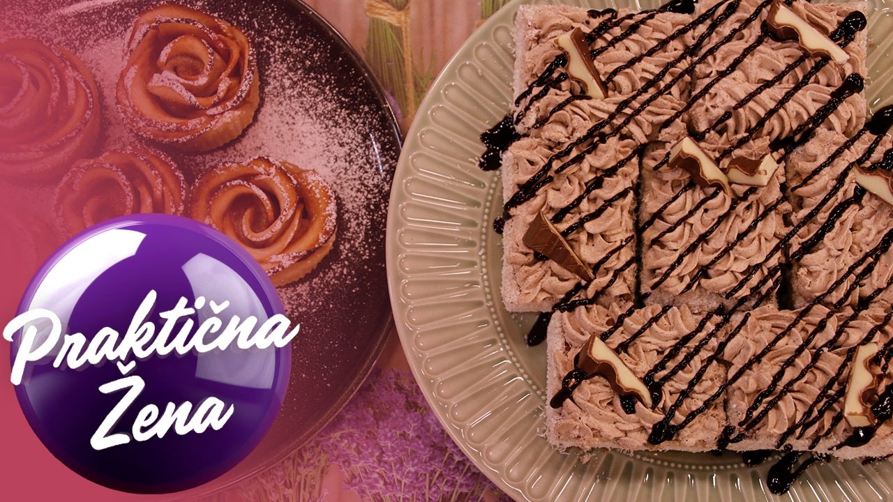 Praktična žena – 1. Ružice od lisnatog testa sa jabukama 2. Mini čokoladne tortice