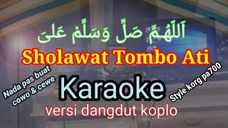 TOMBO ATI - KARAOKE DANGDUT KOPLO GLERR