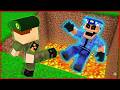 BEBEK ASKER CANAVAR KEREM KOMİSERİ 😱 LAV ÇUKURUNA ATTI 😱!! - Minecraft ZENGİN FAKİR HAYATI