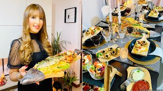 طريقة تقديم سفرة فاخرة لجميع المناسبات و عشاء آخر السنة و لا في المطاعم /table à diner chic et clas