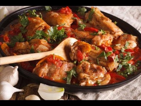 Чахохбили из курицы. Готовится быстро, съедается еще быстрее!