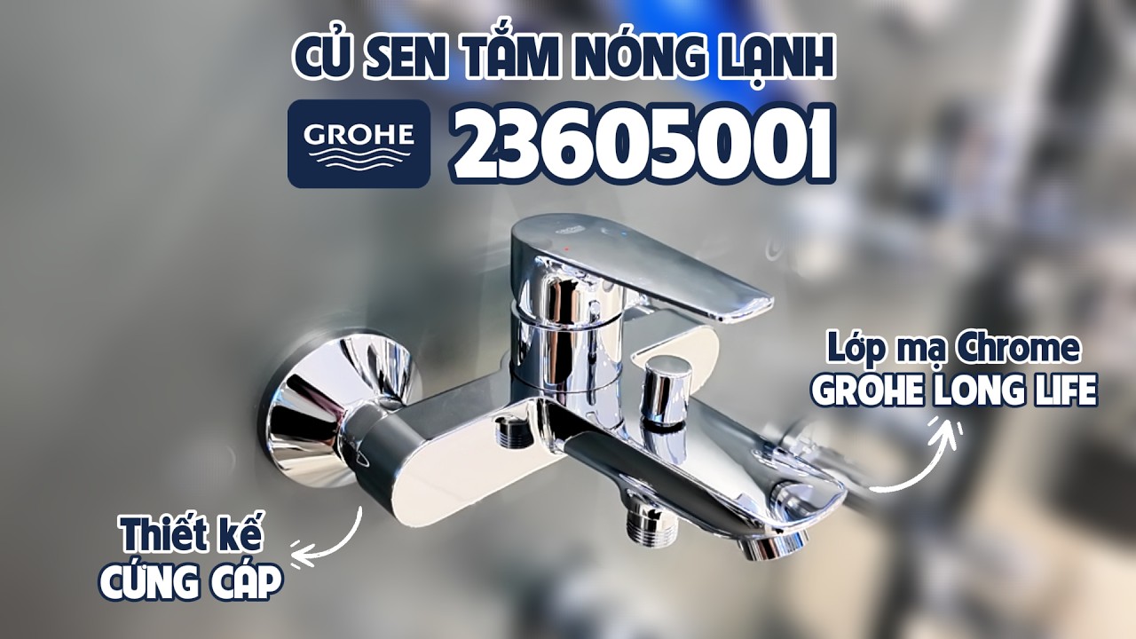 Củ sen tắm nóng lạnh BauEdge GROHE 23605001