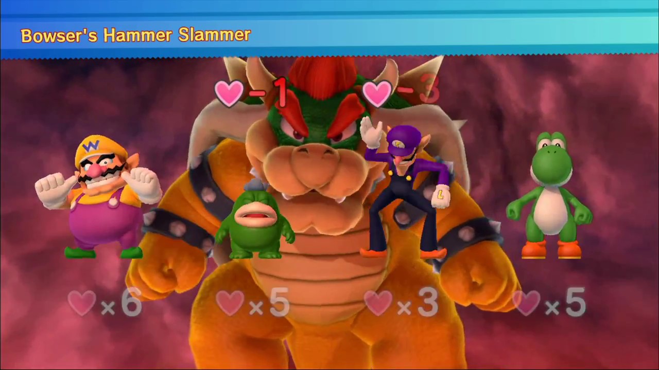 Mario Party 10 - Mushroom Park ( Bowser & 2 Player,Team Mario ! Wario,Spike,Waluigi,Yoshi) # 10