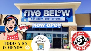 😱Lo más NUEVO en  FIVE BELOW* DECORACIÓN hermosa y ECONOMICA todo por $5 dólares o menos😱#shopwithme