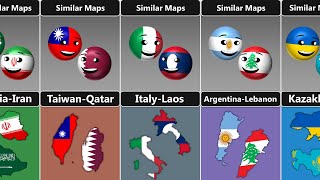 Group of Countryballs with Similar Maps