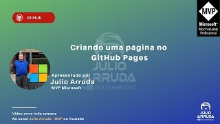 Criando uma página no Github Pages | Github screenshot 1