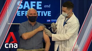 US Vice President Mike Pence gets COVID 19 vaccine on live TV