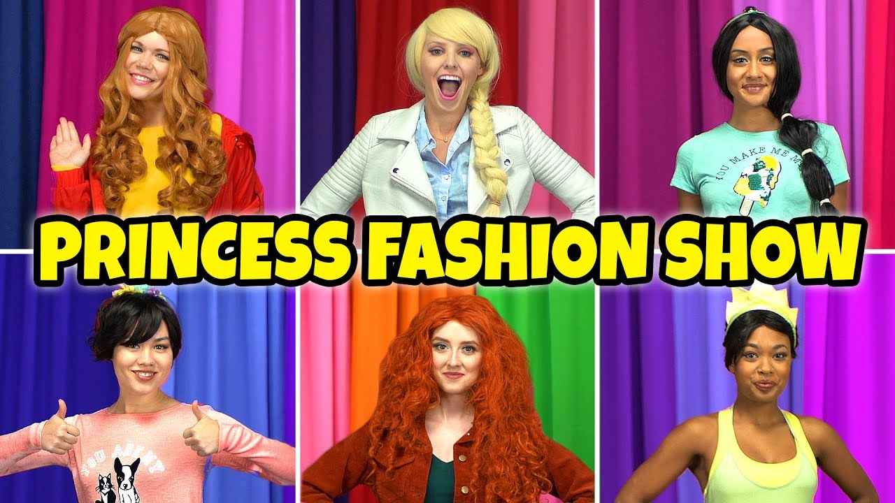 merida and mulan once upon a time DISNEY PRINCESSES FASHION SHOW! (Who Has the Best Disney Bounding Back to School Style?)