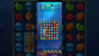 Ocean Splash: Jelly Fish Gems - Level 1 gameplay - 3 match puzzle game screenshot 3