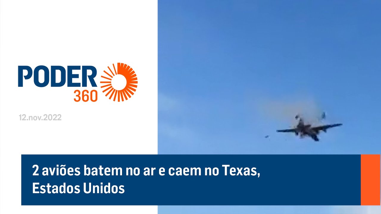 2 aviões batem no ar e caem no Texas, Estados Unidos