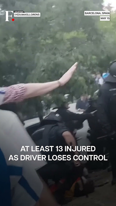Watch: Car Ploughs Into Crowd Before Soccer Match In Barcelona, Spain | N18G