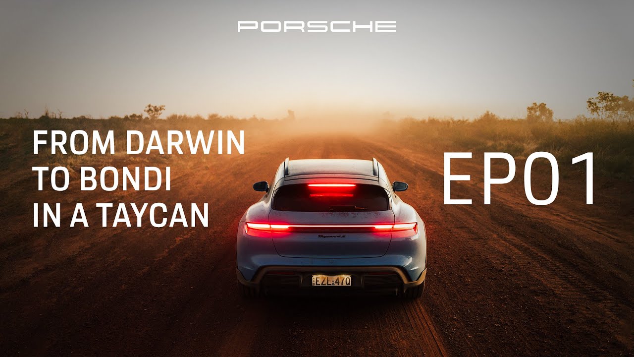 An electric Porsche road trip across Australia