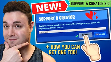 Announcing My Fortnite *SUPPORT-A-CREATOR* Code! 🥳 (How to Get a Support-A-Creator 2.0 Code!)