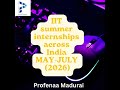 TOP IIT SUMMER INTERNSHIP (MAY-JULY )2026