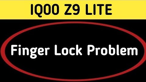 fingerprint sensor not working IQOO Z9 lite, how to fix fingerprint problem in IQOO Z9 lite