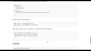 WeatherAPP 2- ButterKnife configuration