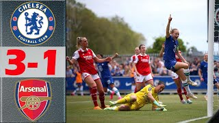 Chelsea vs Arsenal Match Highlights | WSL 23\/24 | Chelsea Women vs Arsenal Women