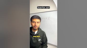 Insertion Sort - GCSE and A Level Computer Science #computerscience #gcse #gcse