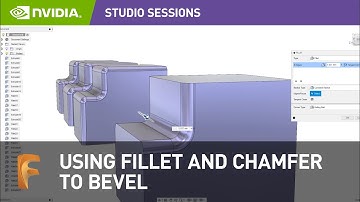 Using Fillet and Chamfer Tools to Bevel in Fusion 360 w/ Alex Senechal | NVIDIA Studio Sessions