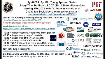 SynBYSS with Prof Stanley Qi at Stanford Univ. & Dr Oskar Staufer at Leibniz Inst. for New Materials