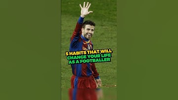5 Habits that Will Change Your Life as a Footballer #shorts