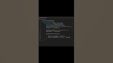 java Program to Calculate Profit or Loss _ Java program example _Shorts #shorts #java #program