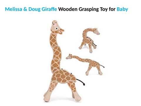melissa and doug giraffe grasping toy