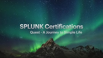 Splunk Certifications,Training and Courses.