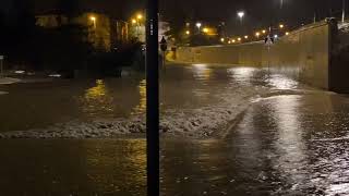 A day of floods in a town in the basque country