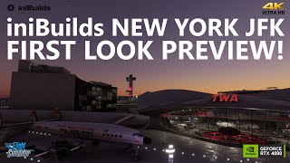 MSFS | NEW iniBuilds New York John F. Kennedy International Airport (KJFK) - Short Preview 4K Review