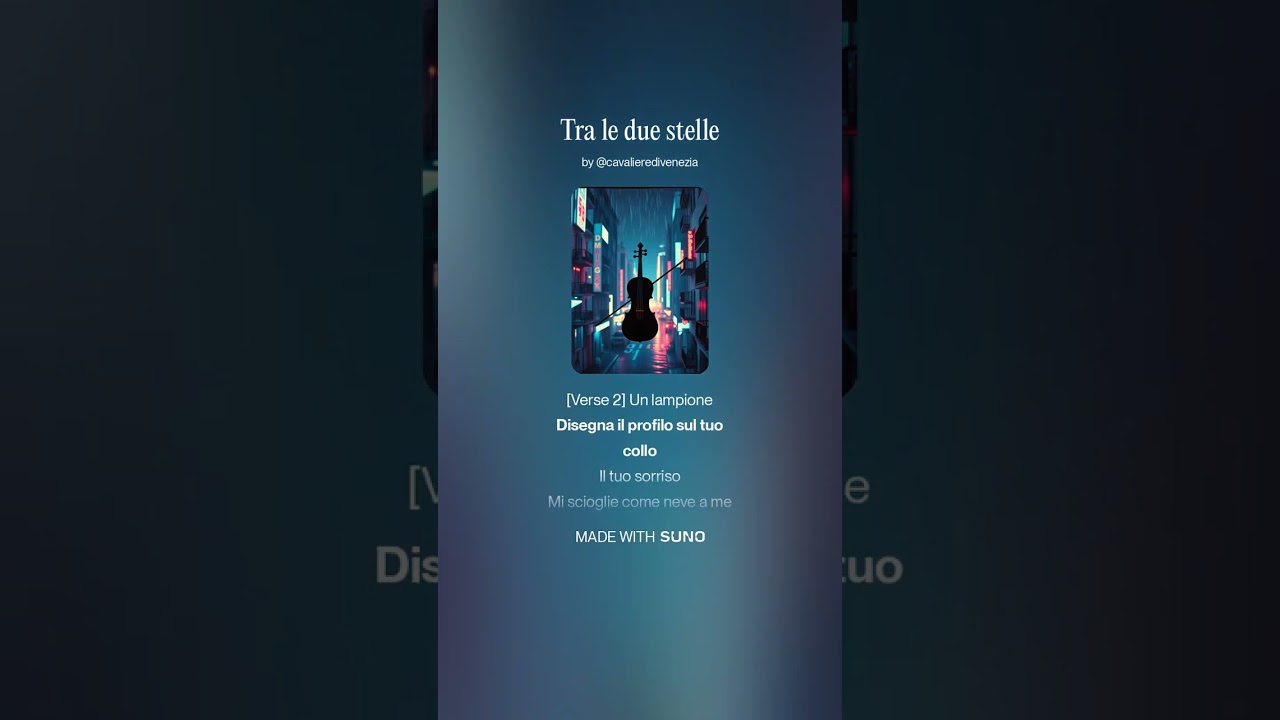 Tra le due stelle (versione femminile)