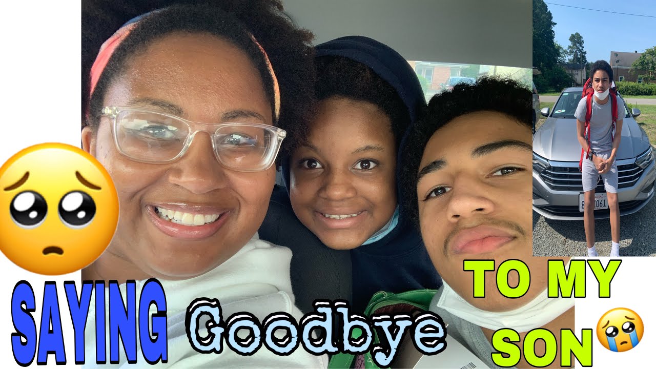 SAYING GOODBYE TO MY SON 😢 - YouTube