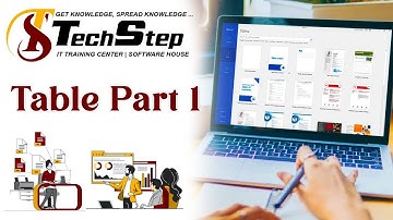 Lecture 6 | MS word Table Part 1 | Office Management Tutorial 2023 | TechStep Sahiwal