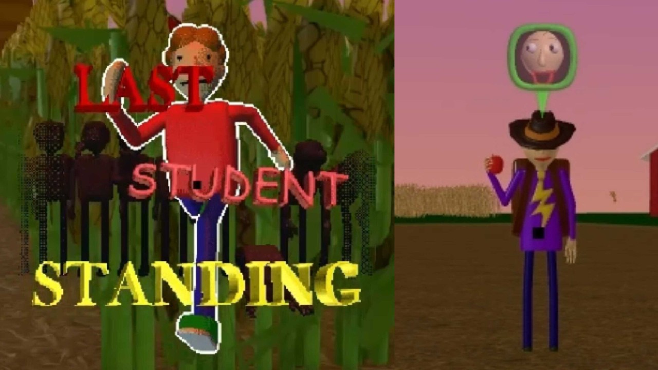 Последний оставшийся студент в игре Baldi's Frenzy