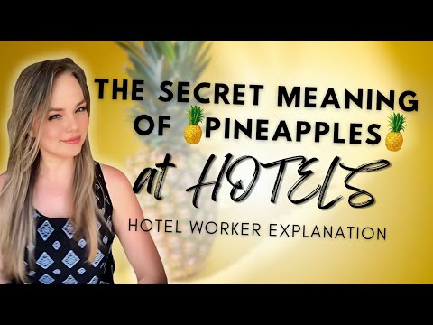 The REAL Meaning of the Pineapple 🍍 | Hotel Worker Explains