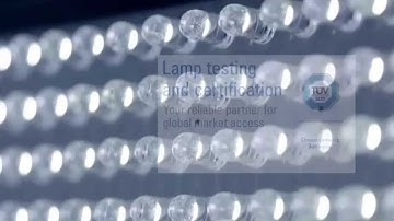 Lamp Testing and Certification Services | TÜV SÜD