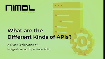 Different Types of APIs, Integration and Experience APIs