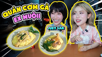 Tình đầu quốc dân Juky San ăn cơm gà Em Xinh Muộii. Về kể không ai tin gặp "MisThy" phiên bản khác!?