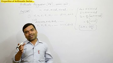 Properties of Arithmetic Progression ll समान्तर श्रेणी के गुण