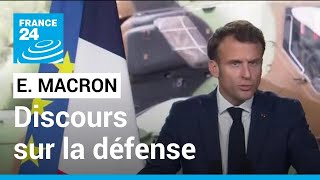 REPLAY - Emmanuel Macron présente les grandes lignes stratégiques de défense de la France