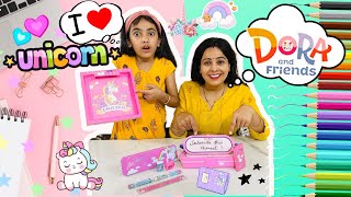 CUTE UNICORN STATIONERY COLLECTION🦄🌈 STATIONERY CHALLENGE ✨BIRTHDAY SPECIAL GIFTS | SAMAYRA NARULA |