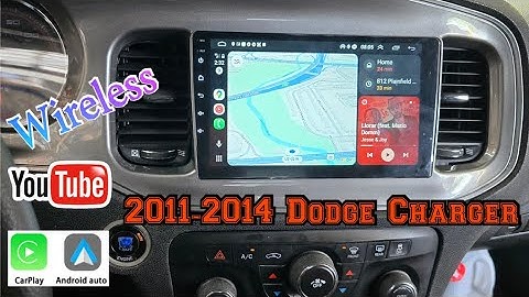 2012 Dodge Charger Wireless Carplay Android Auto Uconnect Heater control