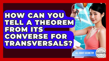 How Can You Tell A Theorem From Its Converse For Transversals? - All About Geometry
