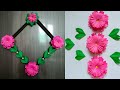 Diy paper flower wall hanging /Simple and beautiful wall hanging/Wall decoration by KovaiCraft #53