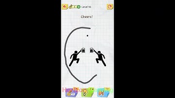 Draw 2 Save: Stickman Puzzle LEVEL 41 - Cheers - Gameplay Walkthrough Android IOS
