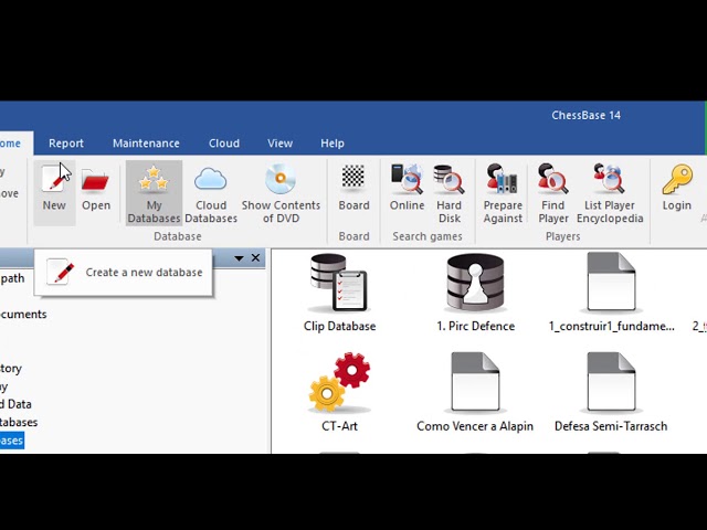 ChessBase 14 - Cloud Clip Database 