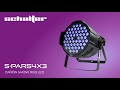 SCHALTER | S-PAR54X3 Cañón LED RGB 54X3W Alta Potencia